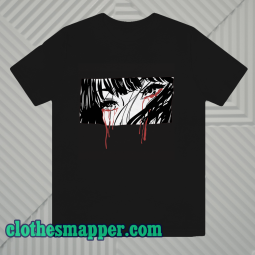 Crying Girl Manga T-shirt