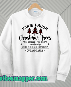 Farm Fresh Christmas Sweatshirt