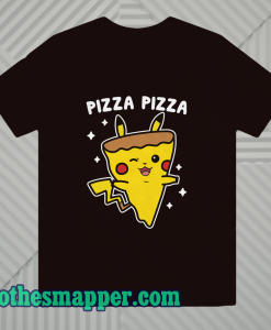 Pizza Pizza Pikachu Parody T-Shirt