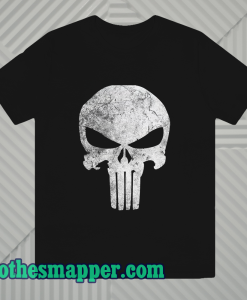 Punisher Skull Grunge T-Shirt