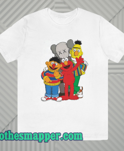 Uniqlo Kaws X Sesame Street Family T Shirt