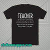 Women T-Shirt Teacher