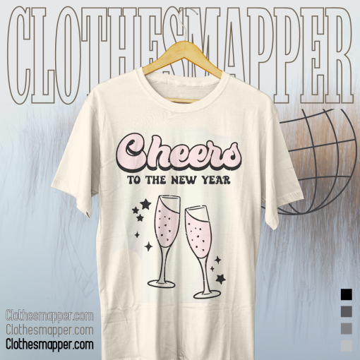 Cheers To The New Year Shirt TPKJ1