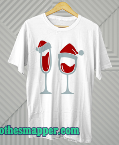 Christmas Wine Santa Cuttable T Shirt