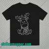 Cute Christmas Reindeer T-shirt