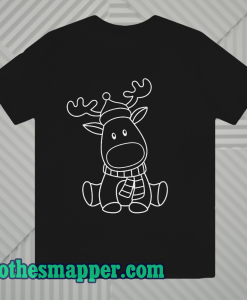 Cute Christmas Reindeer T-shirt