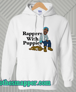 Dog Limited Rappers With Puppies Pink Hoodie