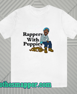 Dog Limited Rappers With Puppies Pink t shirt