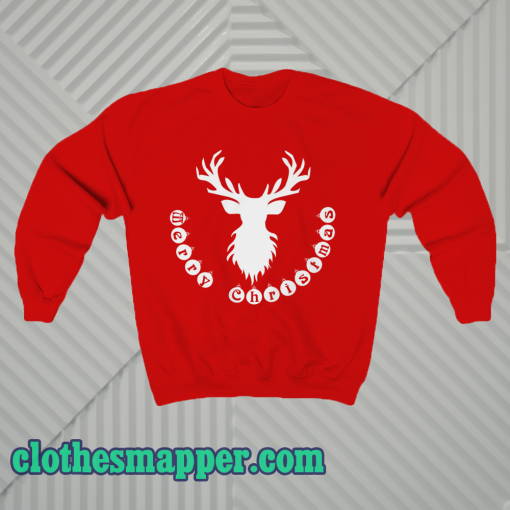 Merry Christmas Reindeer Sweatshirt
