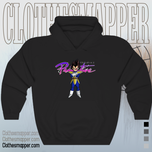 Primitive Dragon Ball Z Nuevo Vegeta Hoodie TPKJ1