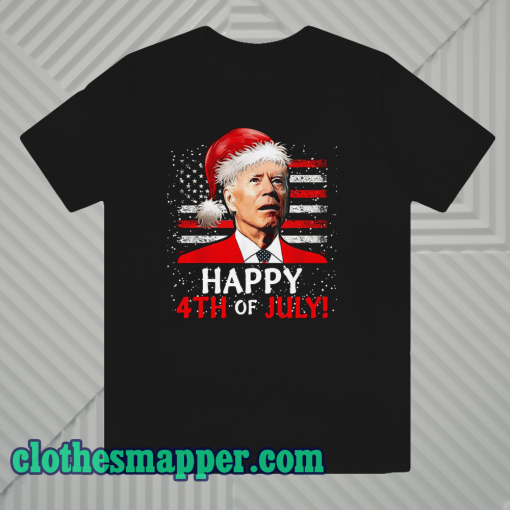 Santa Joe Biden Christmas Ugly T Shirt