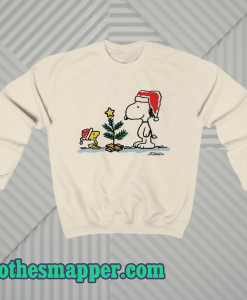 Snoopy tree christmas Sweatshirt