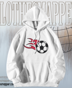 Flaming Soccer Hoodie TPKJ1