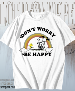 Snoopy dont worry be happy t-shirt TPKJ1