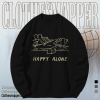 Happy alone Sweatshirt TPKJ1