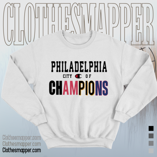 Philadelphia City of Champions Sweatshirt TPKJ1