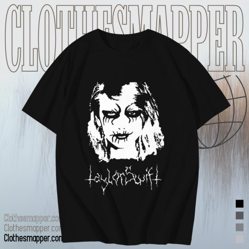 Taylor swift Black Metal T Shirt TPKJ1