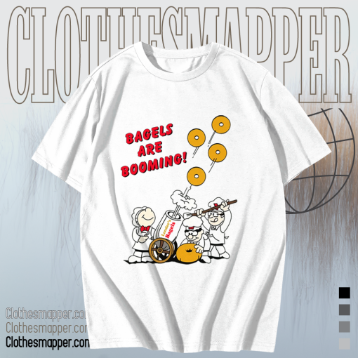 Bagels Are Booming T Shirt KM TPKJ1