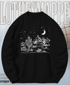 Desert starry night Sweatshirt TPKJ1