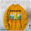 Pokemon Kanto Region Pikachu sweatshirt TPKJ1