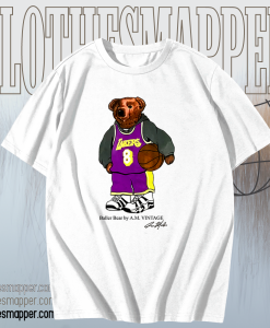 Bear Kobe Bryant T Shirt TPKJ1