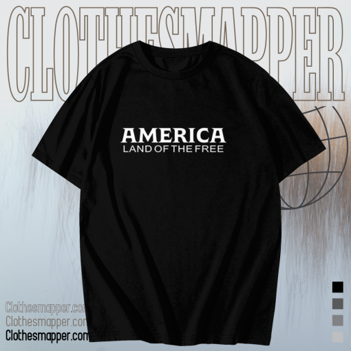 Chris Pratt America Land of the Free T-Shirt TPKJ1