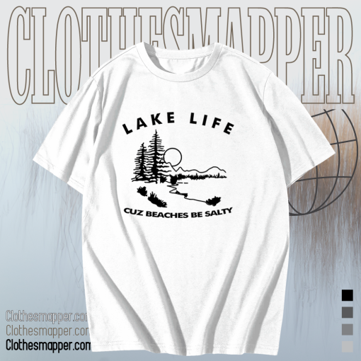 Classic Lake Life Tee t shirt TPKJ1