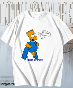 Cool Your Jets Man Bart Simpson T-Shirt TPKJ1