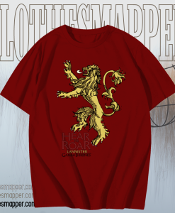 Game of Thrones Hear Me Roar Lannister T-Shirt TPKJ1