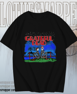 Grateful Dead Golden Gate San Francisco Skeleton T-shirt TPKJ1