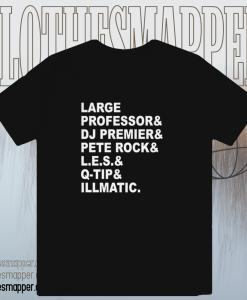 Large Professor Dj Premier Pete Rock T-Shirt TPKJ1