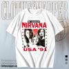 Nirvana in Concert USA '91 T-Shirt TPKJ1