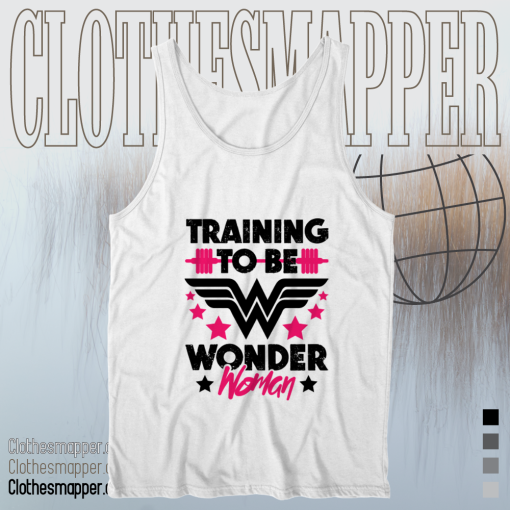 TRAINING TO BE WONDER Woman TANK TOP TPKJ1