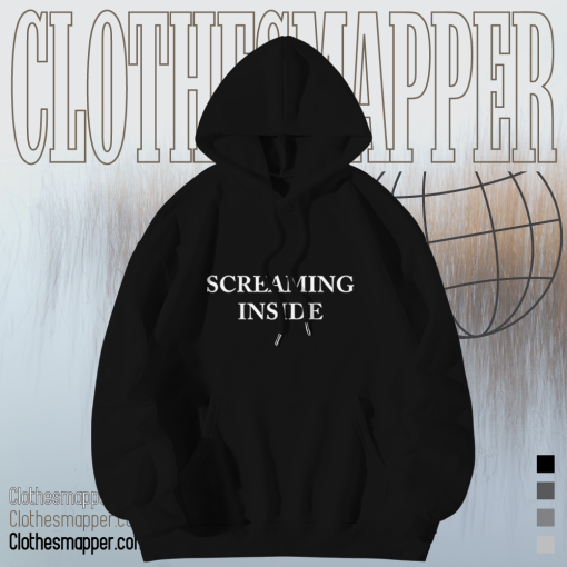 Screaming Inside Hoodie TPKJ1