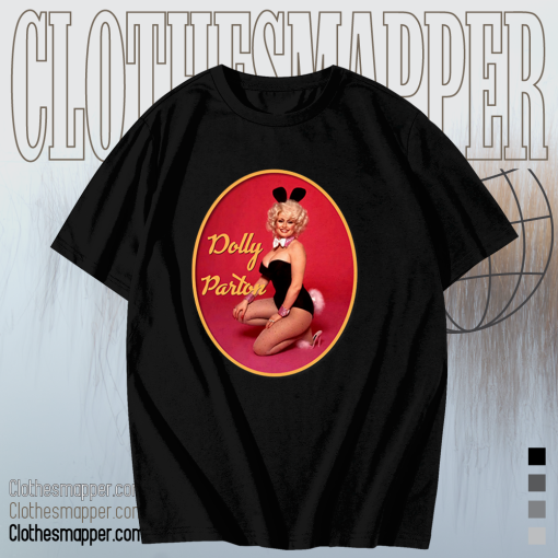 Dolly Parton Playboy Bunny Foto Poster T shirt TPKJ1