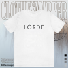 Lorde T-shirt TPKJ1