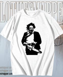 Texas Chainsaw Massacre Leather Face Shirt TPKJ1