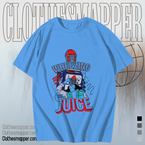 Wheezing The Juice Blue Sky T shirts TPKJ1