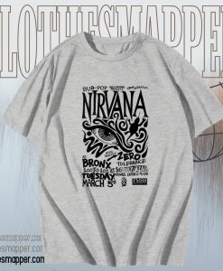 Live Nirvana Concert Chronology T-Shirt TPKJ3