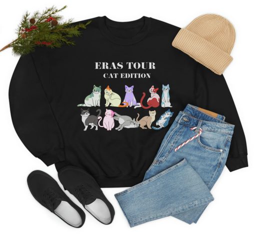 Taylor Swift Eras Tour Cat Sweatshirt