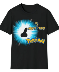Funny Whos That Pokemon T-shirt SD